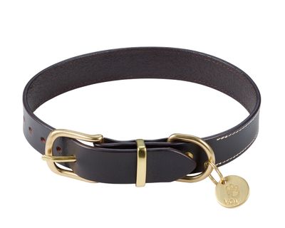 DARK BROWN CLASSIC DOG COLLAR