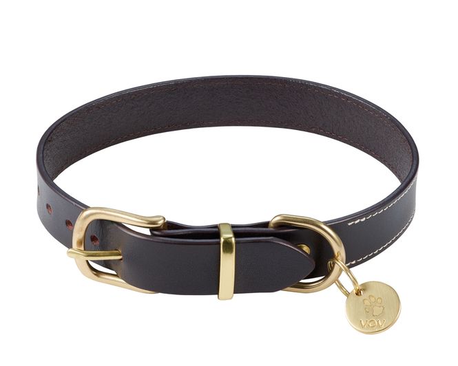 Main Image DARK BROWN CLASSIC DOG COLLAR
