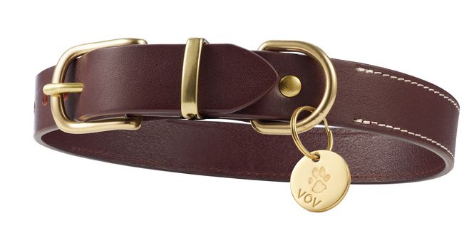 Main Image LIGHT BROWN CLASSIC DOG COLLAR 